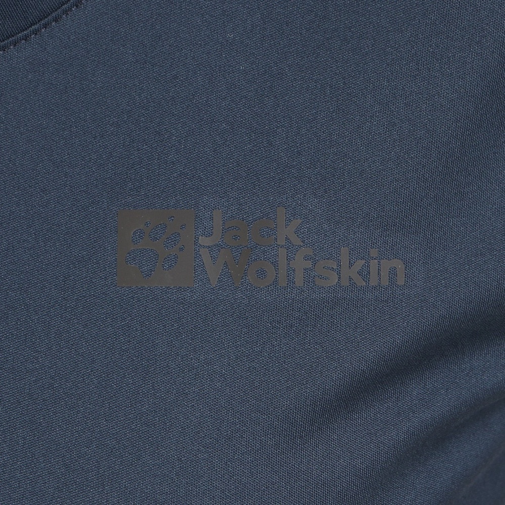 ジャックウルフスキン（JackWolfskin）（レディース）TECH 半袖Tシャツ 1807122-1010 ネイビー
