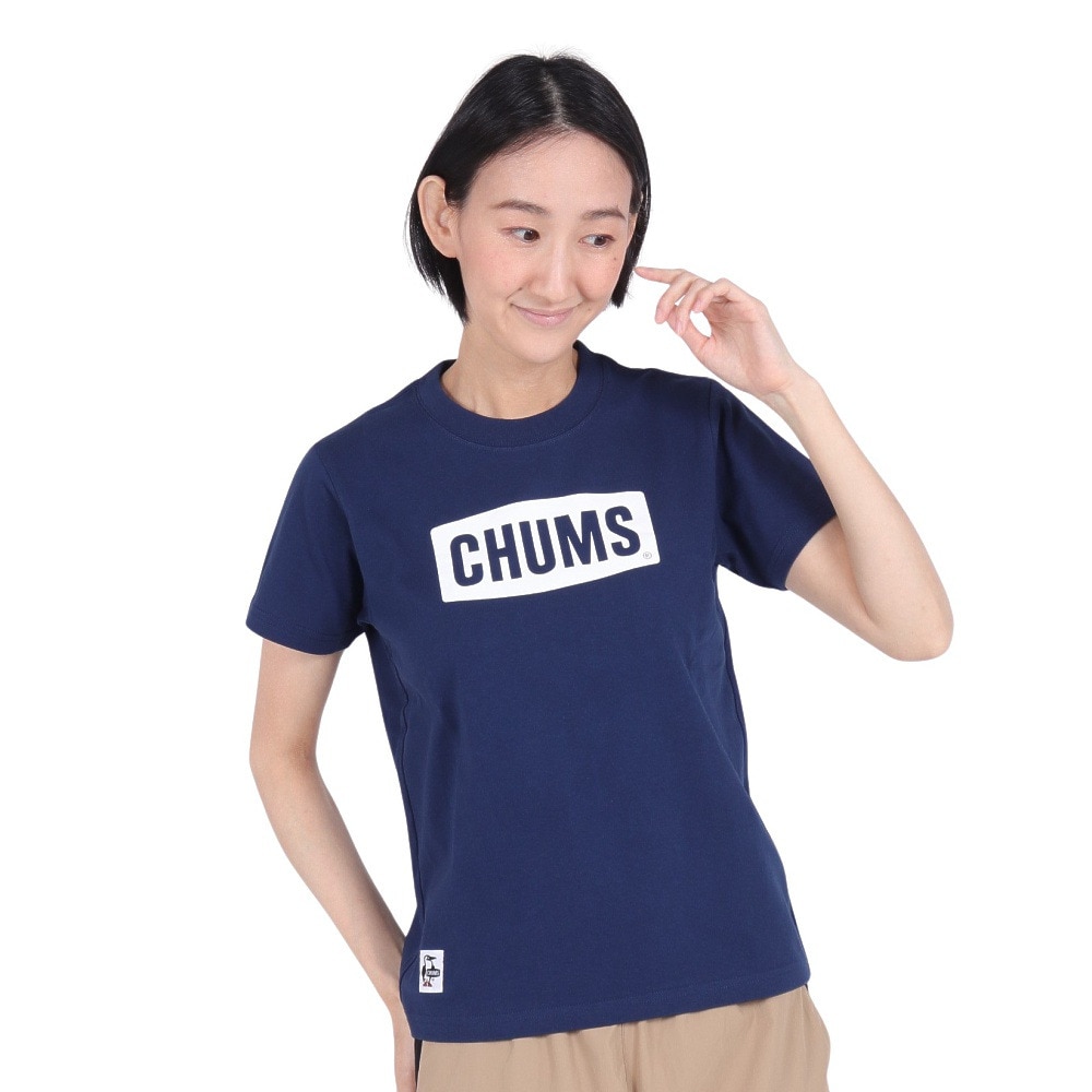 チャムス（CHUMS）（レディース）ロゴTシャツ CH11-2277-N034