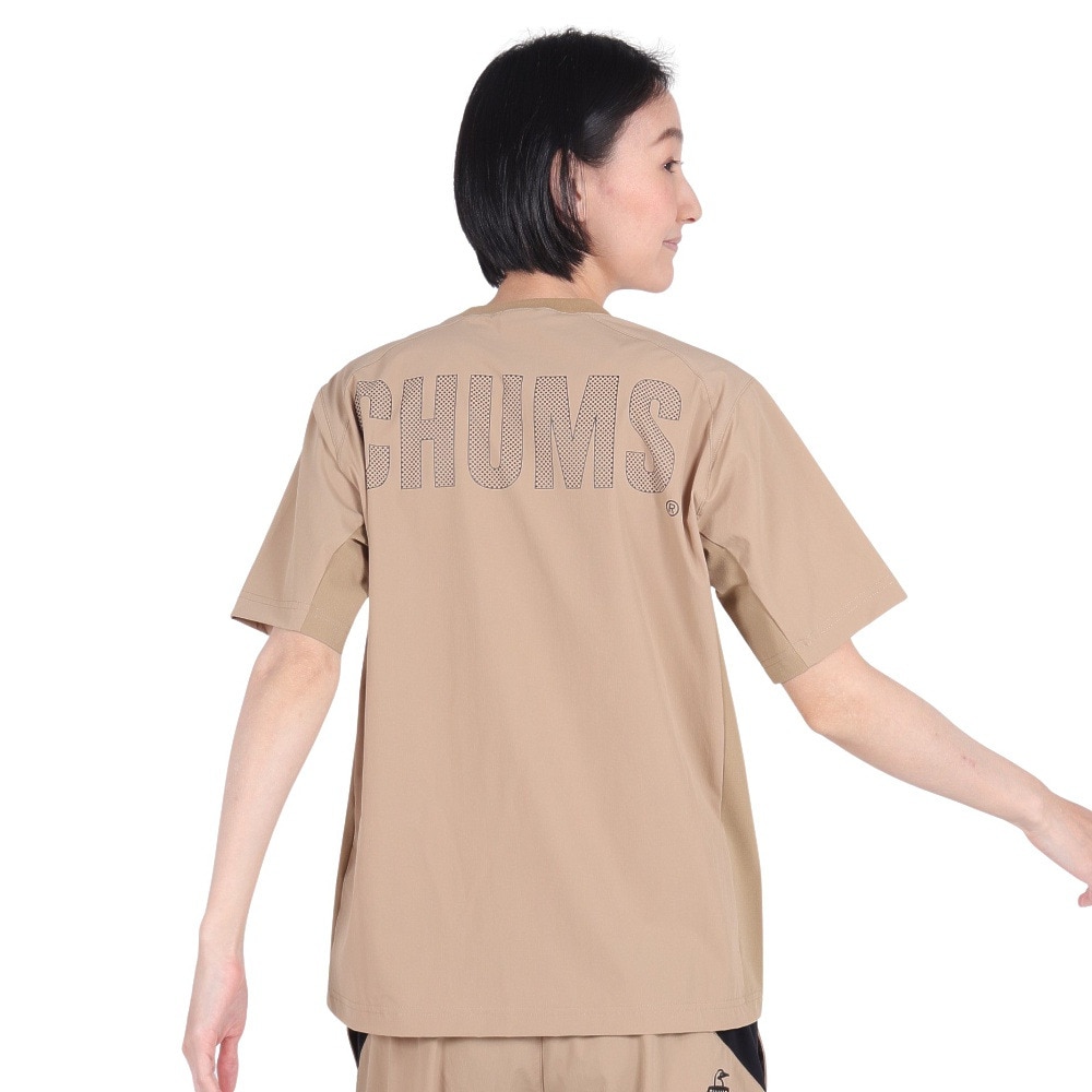 チャムス（CHUMS）（レディース）エアトレイルストレッチTシャツ CH11-2344-B001