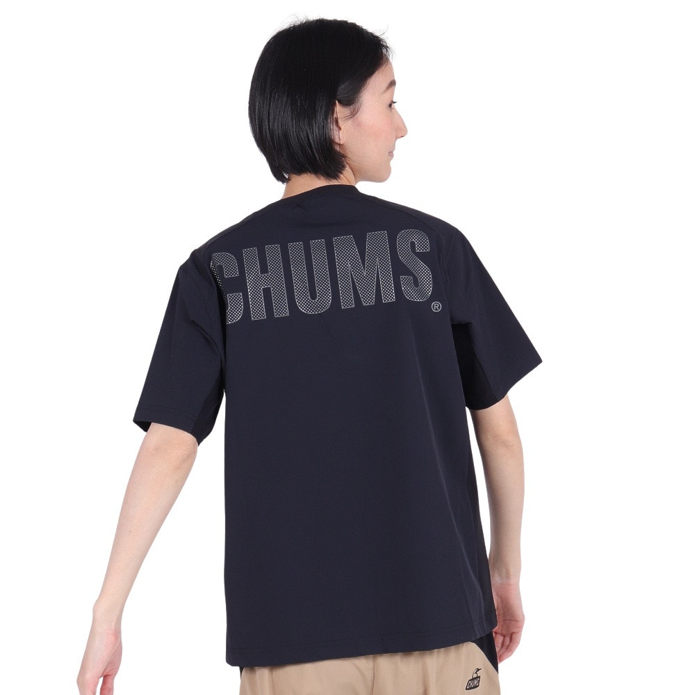 チャムス（CHUMS）（レディース）エアトレイルストレッチTシャツ CH11-2344-K001