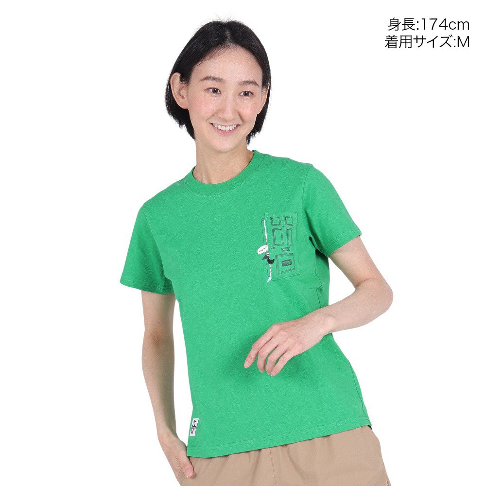 チャムス（CHUMS）（レディース）ゴーアウトドアポケットTシャツ CH11-2348-M001