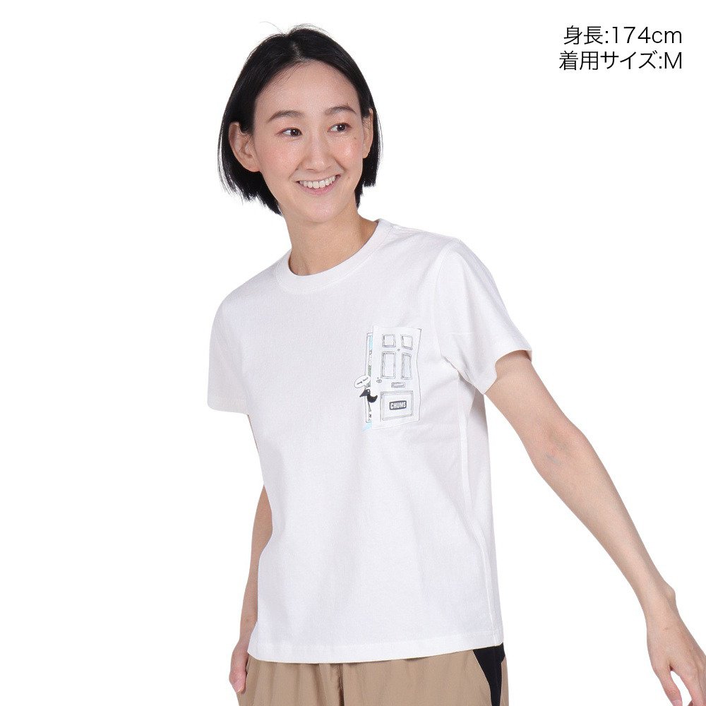 チャムス（CHUMS）（レディース）ゴーアウトドアポケットTシャツ CH11-2348-W001