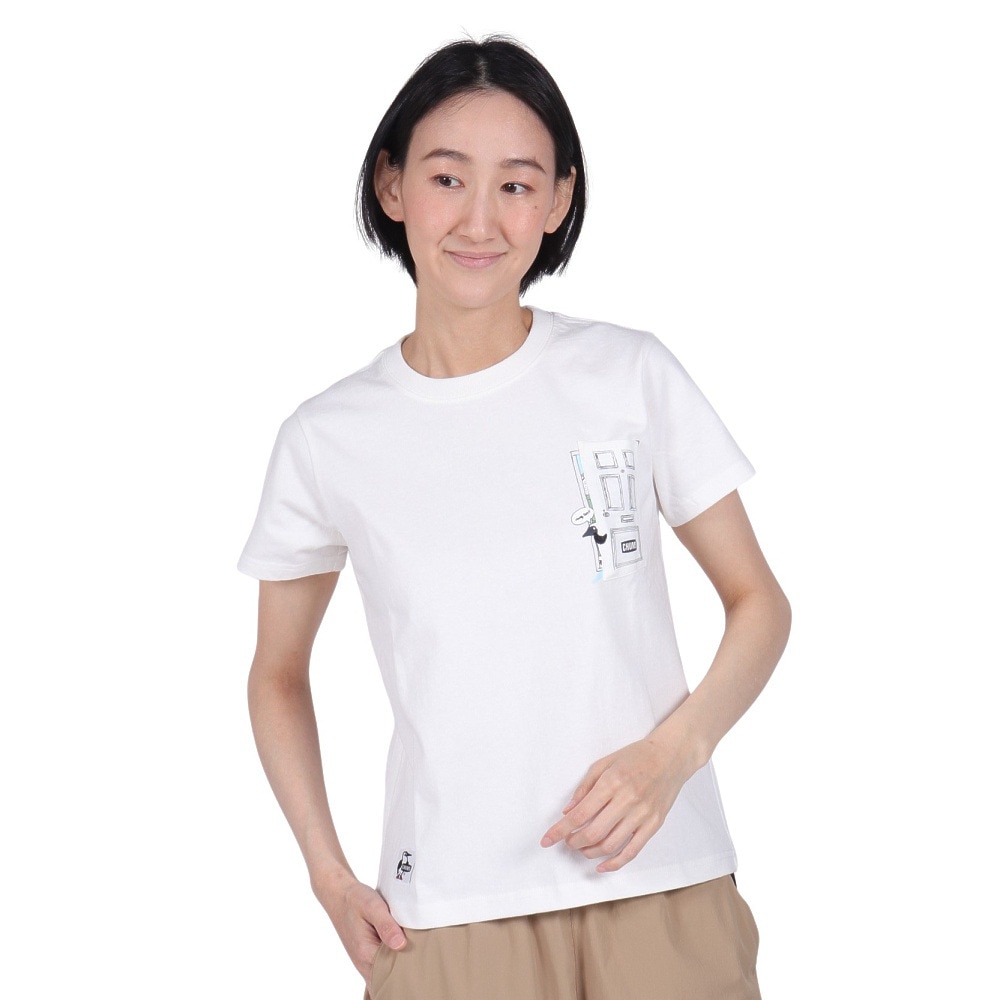 チャムス（CHUMS）（レディース）ゴーアウトドアポケットTシャツ CH11-2348-W001