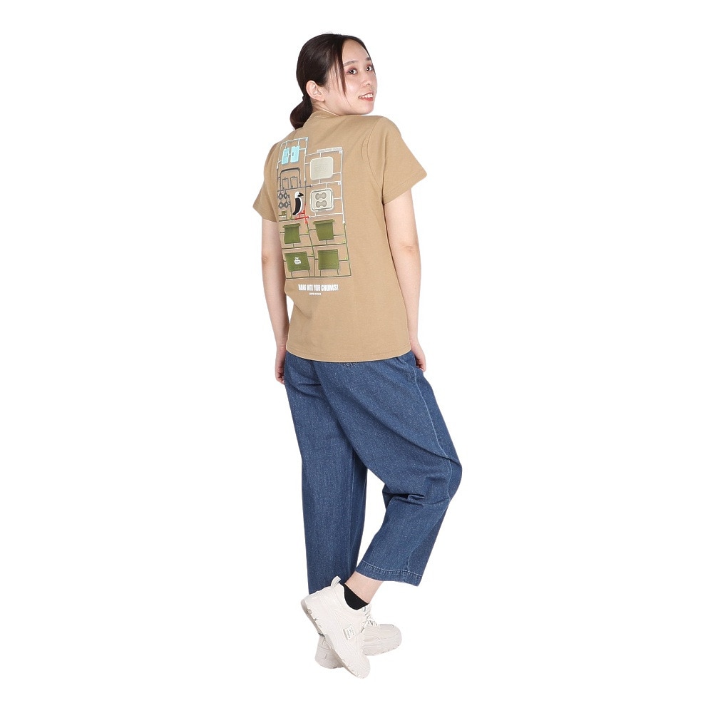 チャムス（CHUMS）（レディース）キャンパークーラーポケットTシャツ CH11-2360-B001