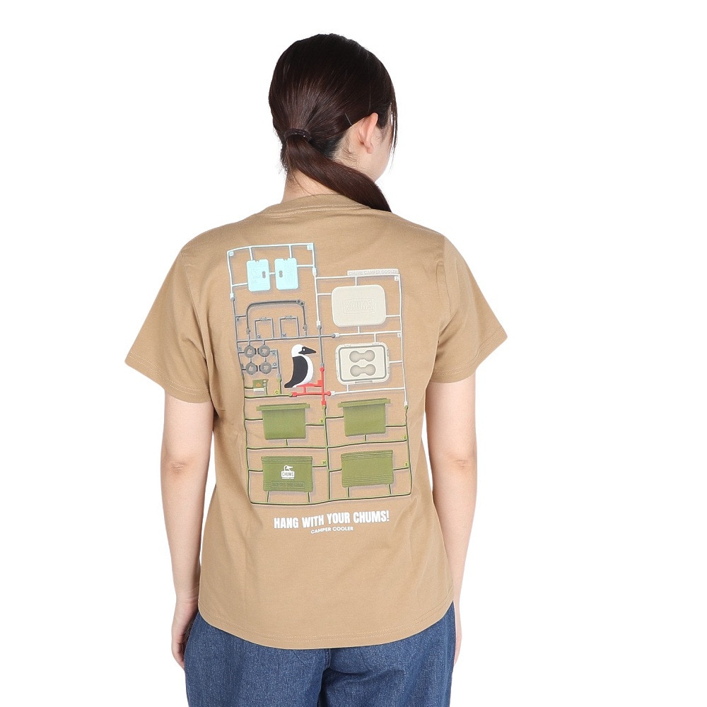 チャムス（CHUMS）（レディース）キャンパークーラーポケットTシャツ CH11-2360-B001