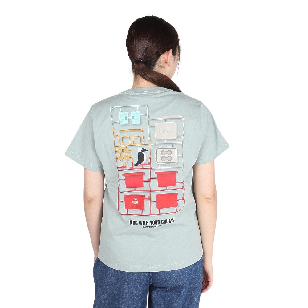 チャムス（CHUMS）（レディース）キャンパークーラーポケットTシャツ CH11-2360-M076