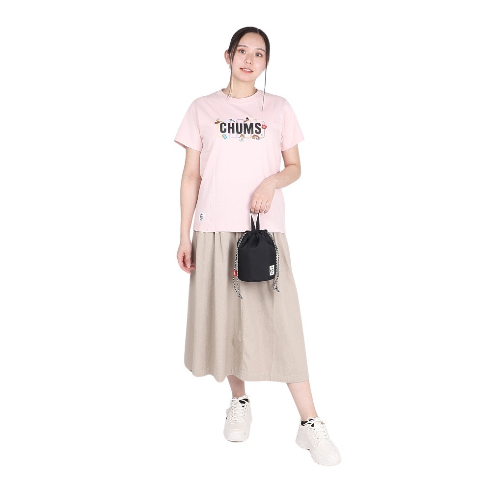 チャムス（CHUMS）（レディース）ワット トウドゥ イン キャンピングTシャツ CH11-2361-R058