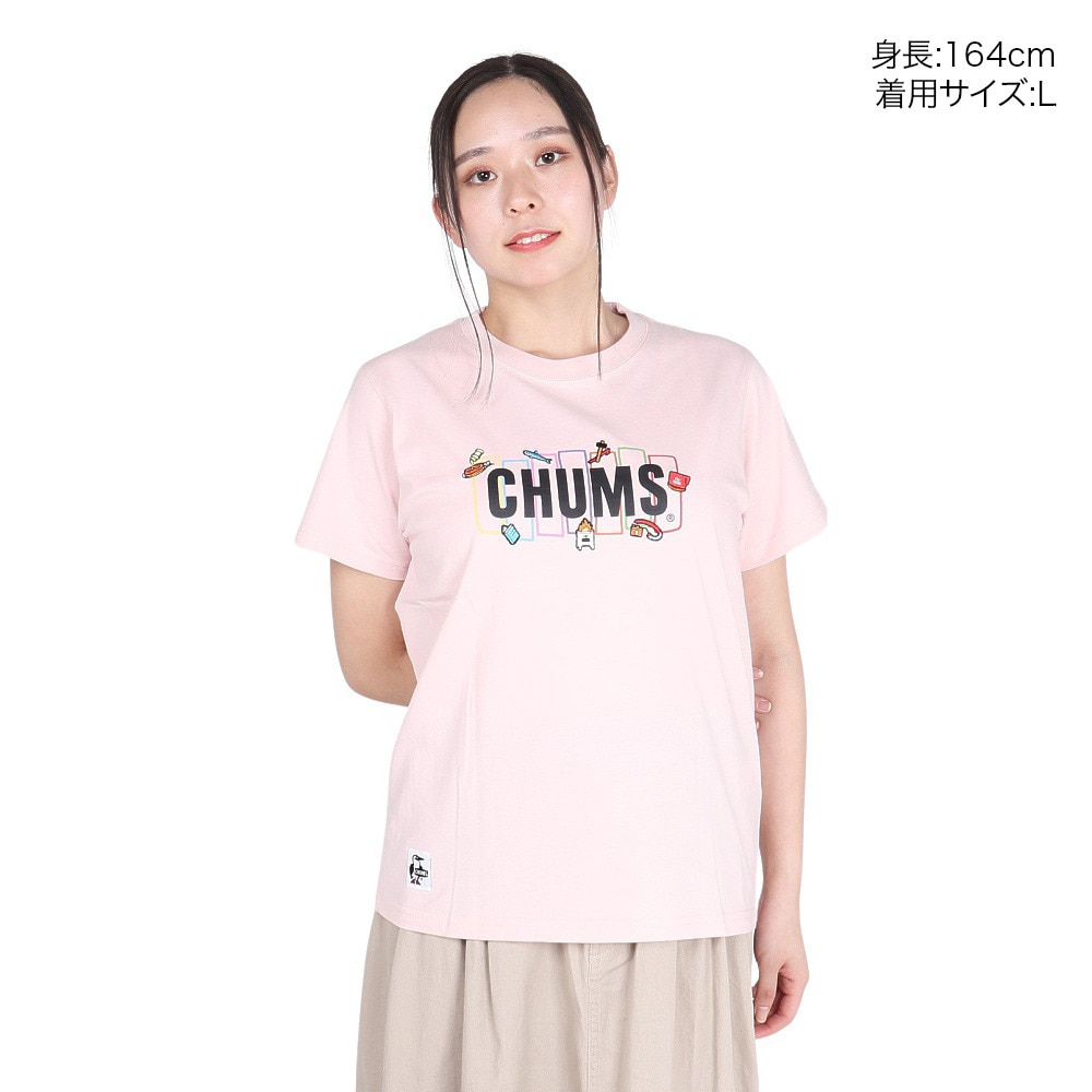 チャムス（CHUMS）（レディース）ワット トウドゥ イン キャンピングTシャツ CH11-2361-R058