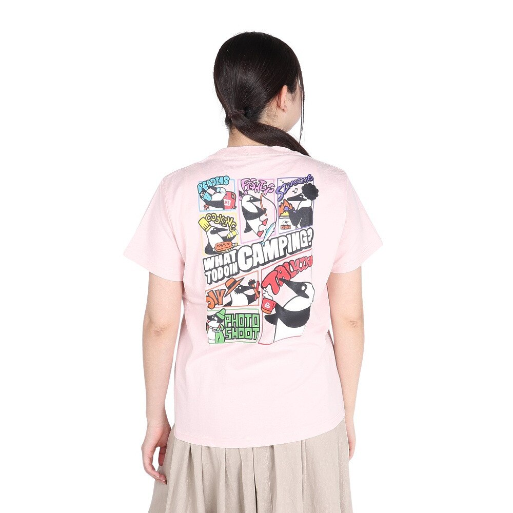 チャムス（CHUMS）（レディース）ワット トウドゥ イン キャンピングTシャツ CH11-2361-R058