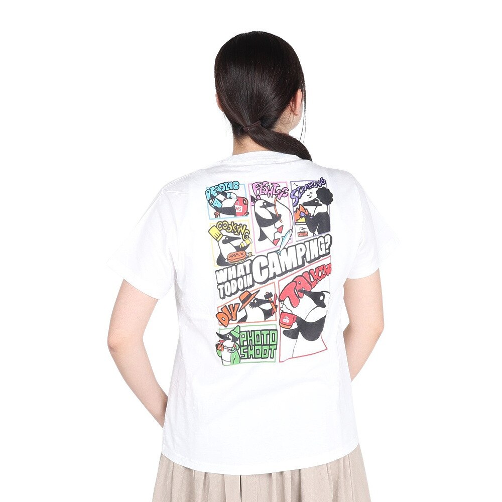 チャムス（CHUMS）（レディース）ワット トウドゥ イン キャンピングTシャツ CH11-2361-W001