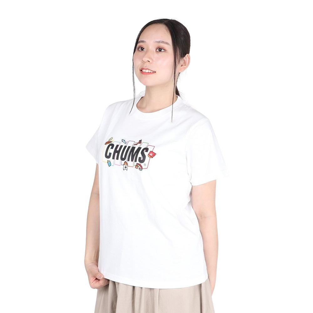 チャムス（CHUMS）（レディース）ワット トウドゥ イン キャンピングTシャツ CH11-2361-W001