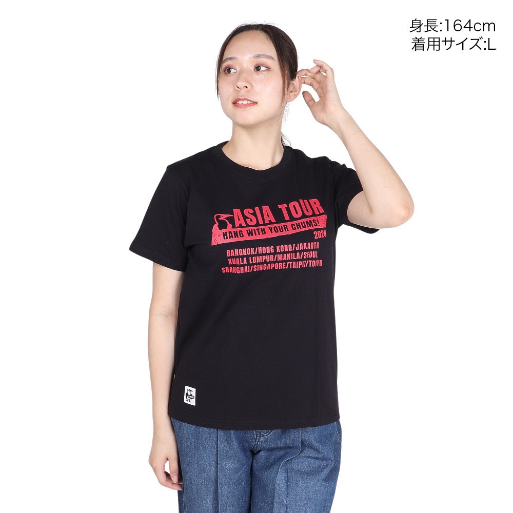 チャムス（CHUMS）（レディース）アジアツアーTシャツ CH11-2365-K001