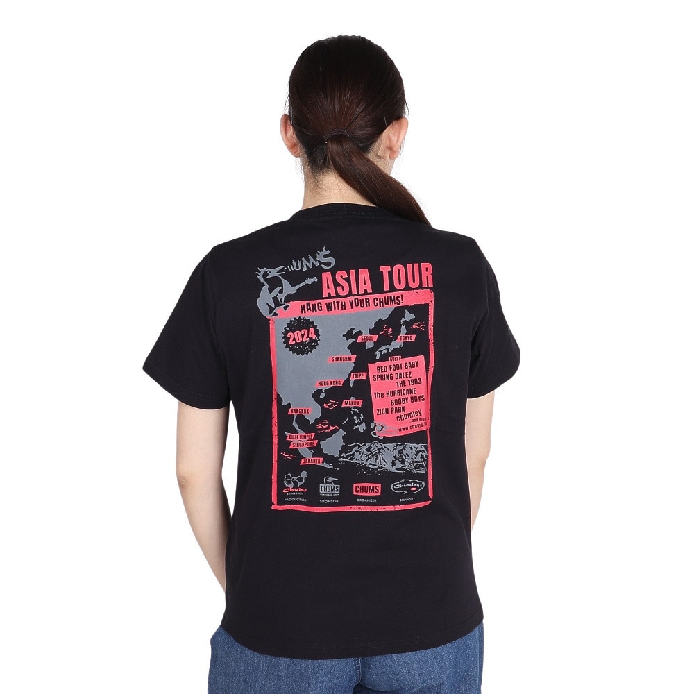 チャムス（CHUMS）（レディース）アジアツアーTシャツ CH11-2365-K001
