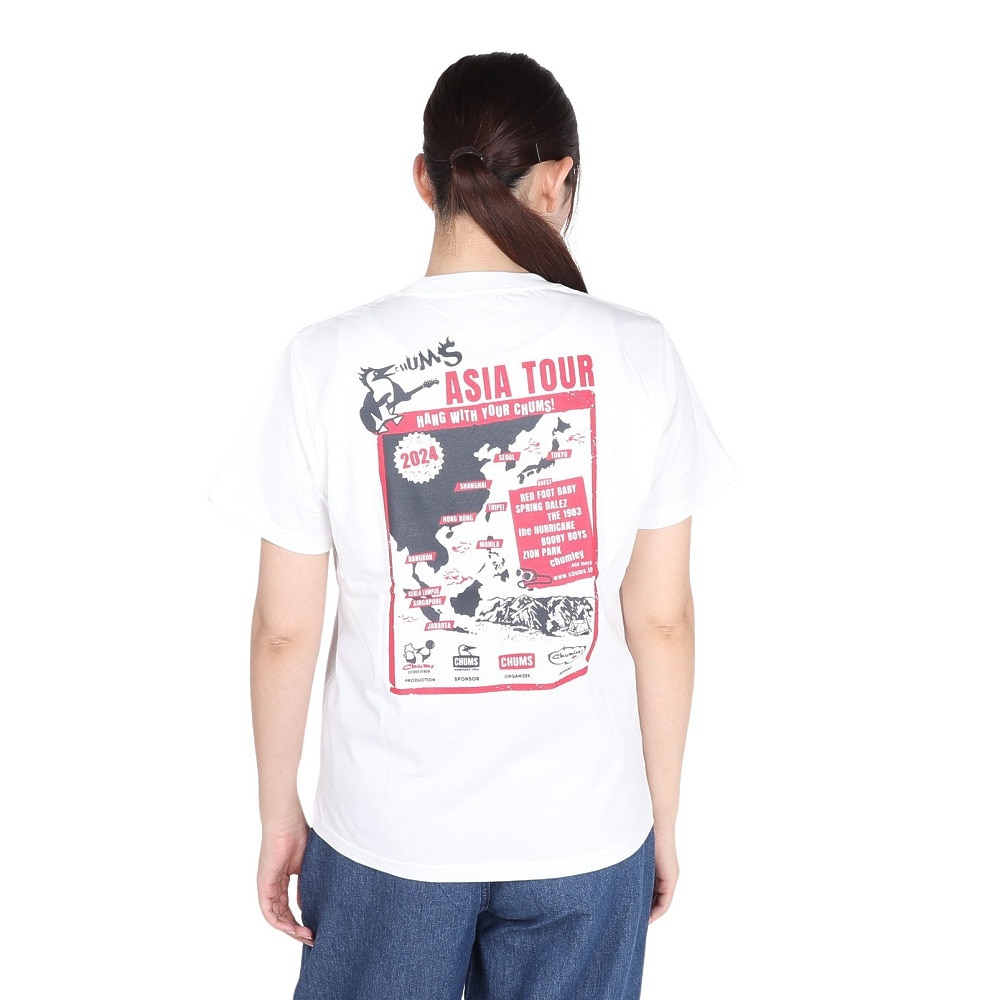 チャムス（CHUMS）（レディース）アジアツアーTシャツ CH11-2365-W001