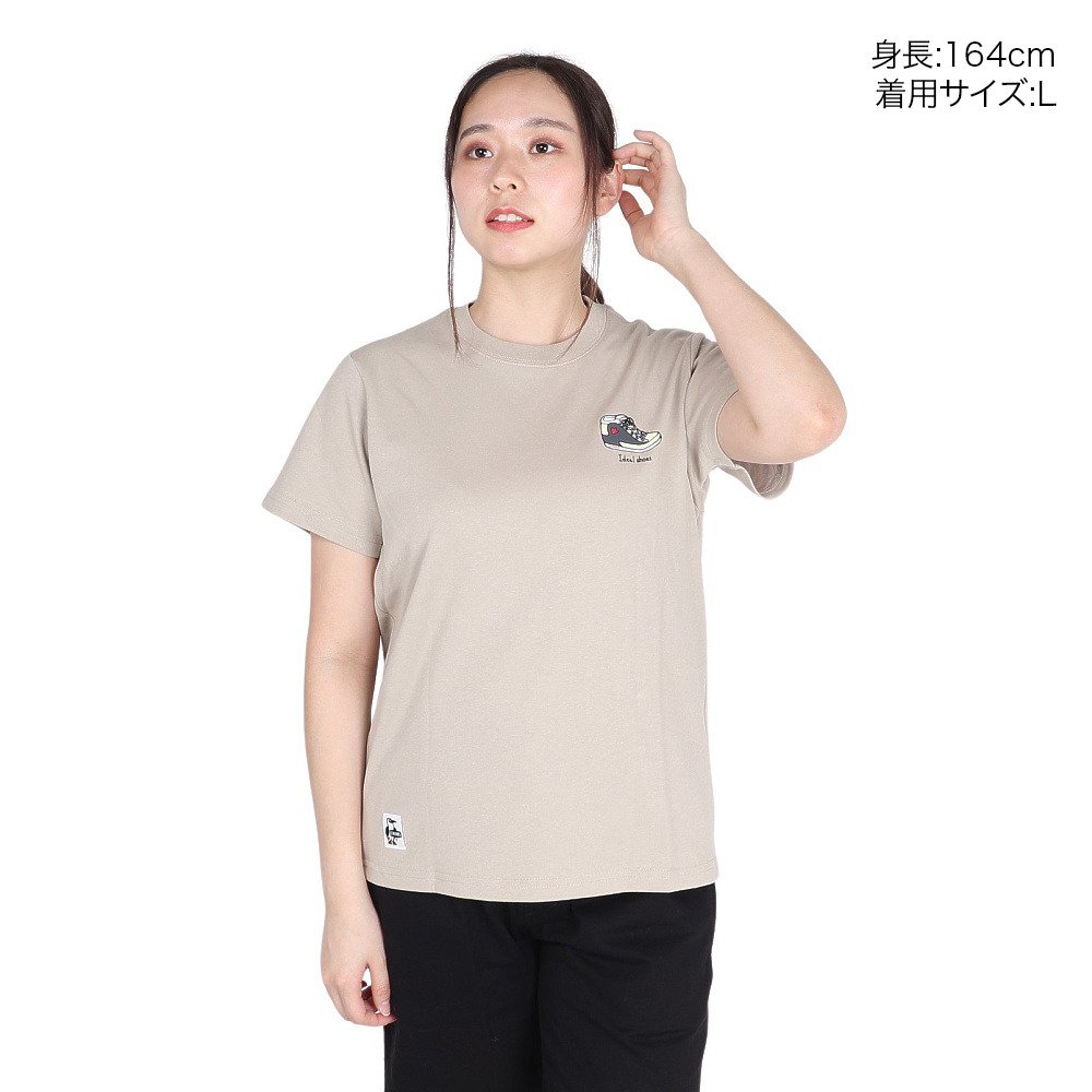 チャムス（CHUMS）（レディース）マイアイディールシューズTシャツ CH11-2368-G057