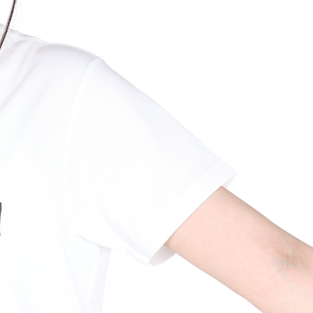 チャムス（CHUMS）（レディース）接触冷感 吸水速乾 バックプリント ウッドブロックプリントTシャツ CH11-2369-W001 ホワイト