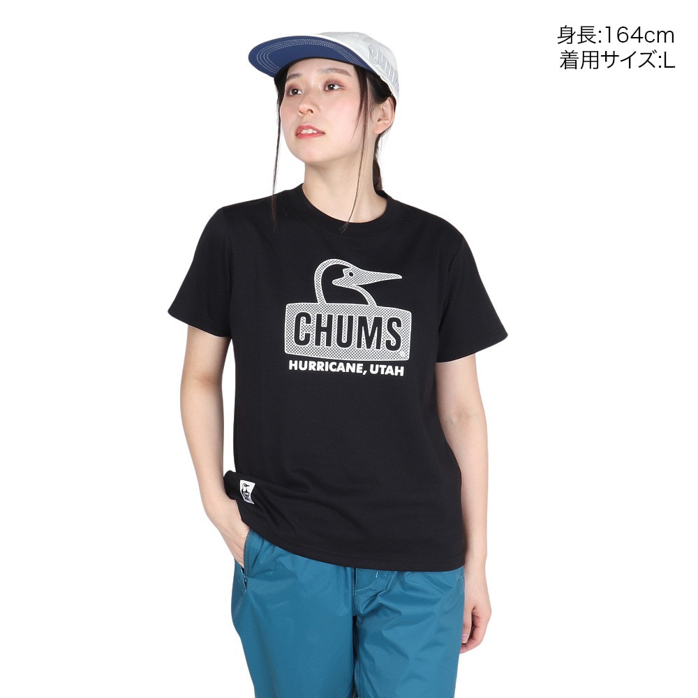 チャムス（CHUMS）（レディース）ブービーフェイスワークアウトドライTシャツ CH11-2375-K001