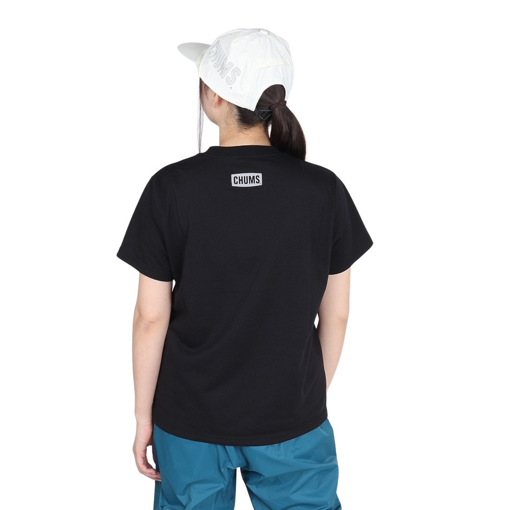 チャムス（CHUMS）（レディース）ブービーフェイスワークアウトドライTシャツ CH11-2375-K001