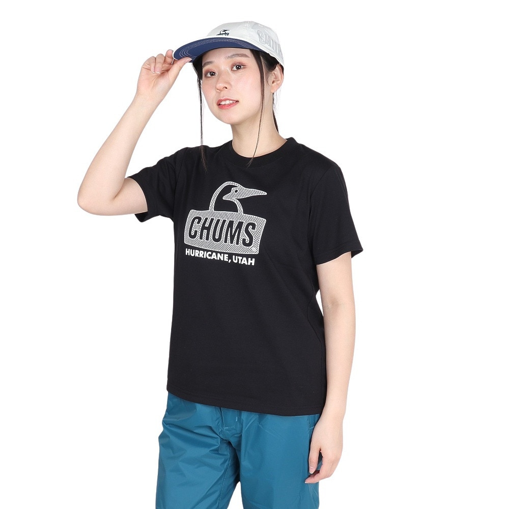 チャムス（CHUMS）（レディース）ブービーフェイスワークアウトドライTシャツ CH11-2375-K001