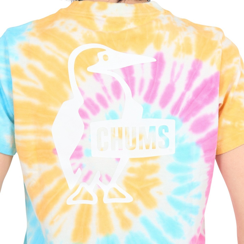 チャムス（CHUMS）（レディース）Glo Booby タイダイ柄 半袖Tシャツ CH11-2425-Z077
