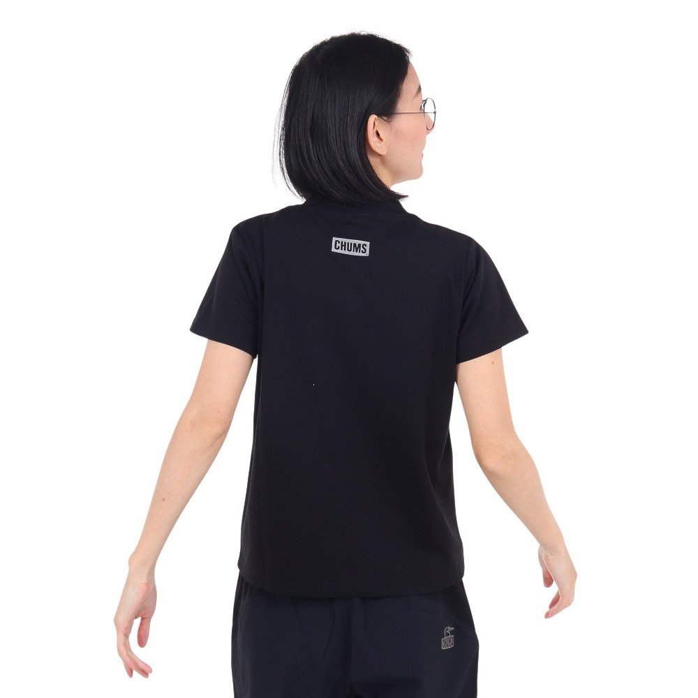 チャムス（CHUMS）（レディース）WorkOut Dry 半袖Tシャツ CH11-2426-K001