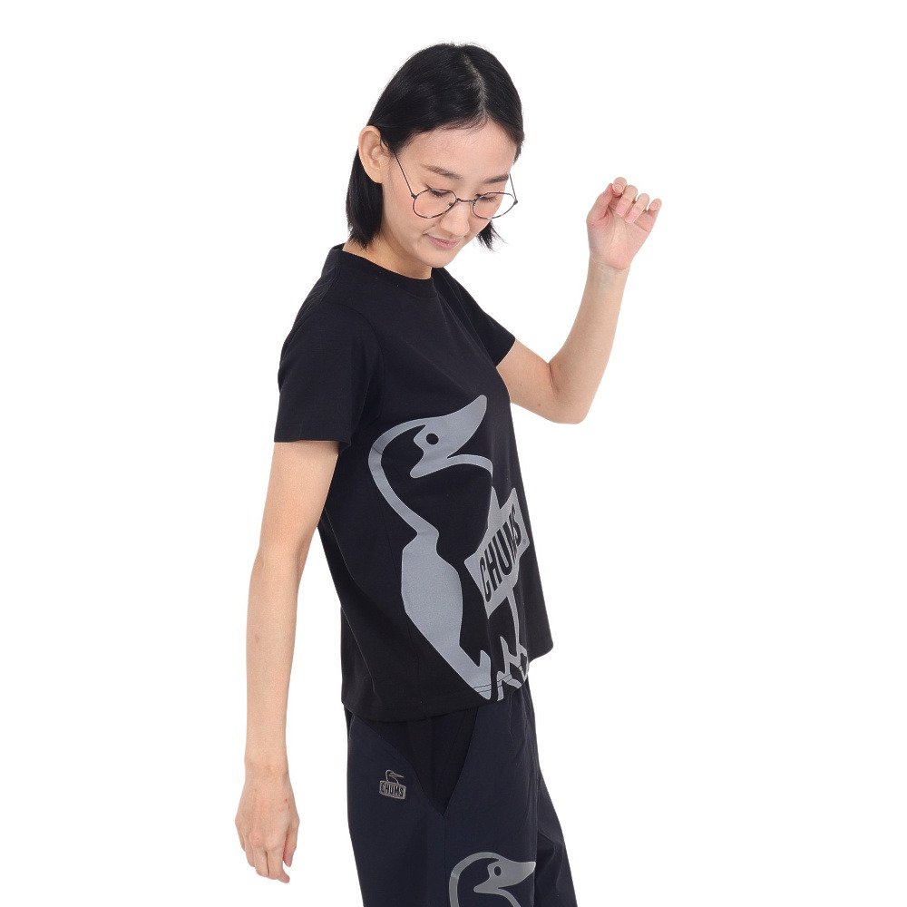 チャムス（CHUMS）（レディース）WorkOut Dry 半袖Tシャツ CH11-2426-K001