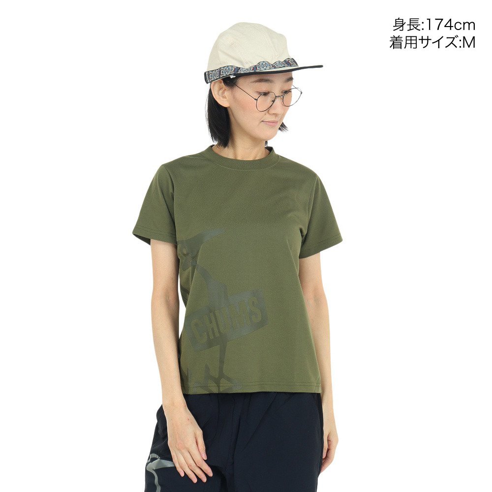 チャムス（CHUMS）（レディース）WorkOut Dry 半袖Tシャツ CH11-2426-M032