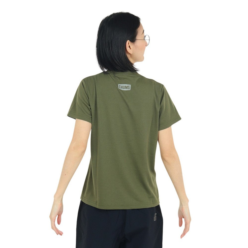 チャムス（CHUMS）（レディース）WorkOut Dry 半袖Tシャツ CH11-2426-M032