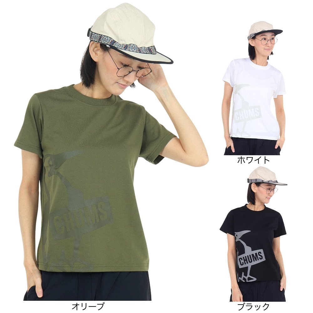 チャムス（CHUMS）（レディース）WorkOut Dry 半袖Tシャツ CH11-2426-M032