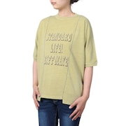 クリフメイヤー（KRIFF MAYER）（レディース）リメイク風 ピグメント モモンガ 半袖Tシャツ 2347203L-64 L/GREEN