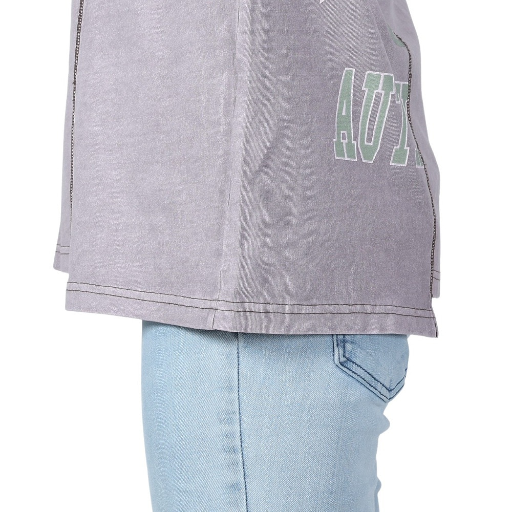 クリフメイヤー（KRIFF MAYER）（レディース）リメイク風 ピグメント モモンガ 半袖Tシャツ 2347203L-89 PURPLE