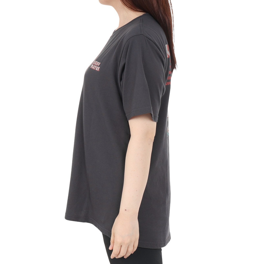 クリフメイヤー（KRIFF MAYER）（レディース）キャンプラビット Aライン 半袖Tシャツ 2347827L-17:CHARCOAL