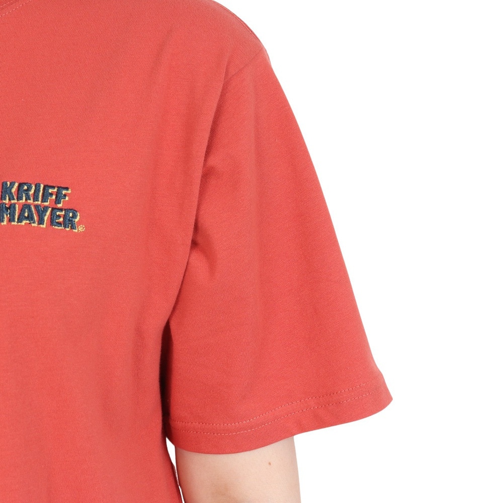 クリフメイヤー（KRIFF MAYER）（レディース）キャンプラビット Aライン 半袖Tシャツ 2347827L-35:RED