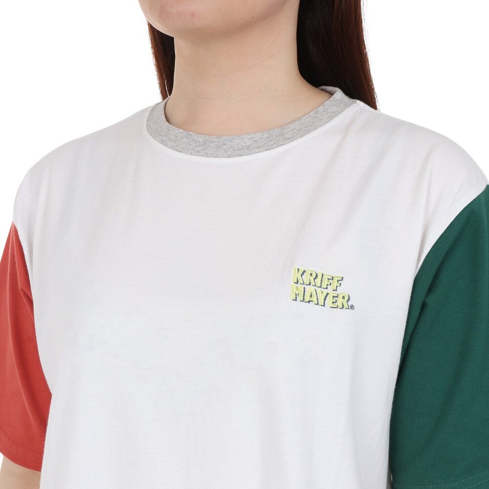 クリフメイヤー（KRIFF MAYER）（レディース）キャンプラビット Aライン 半袖Tシャツ 2347827L-90:MULTI-COL