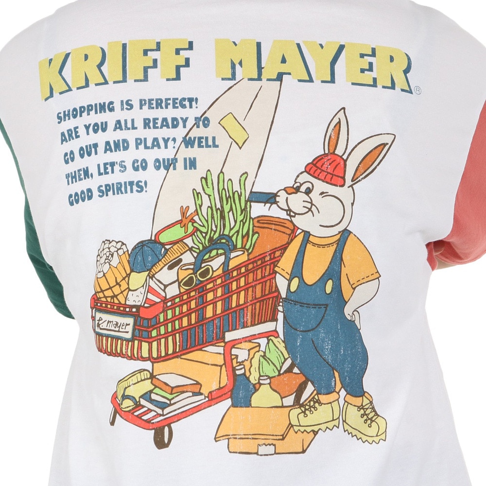 クリフメイヤー（KRIFF MAYER）（レディース）キャンプラビット Aライン 半袖Tシャツ 2347827L-90:MULTI-COL