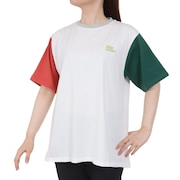 (レディース)キャンプラビット Aライン 半袖Tシャツ 2347827L-90:MULTI-COL