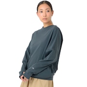 (レディース)長袖カットソー MT1996 ドルマンロングTシャツ AWT45008 ACK ブラック 吸汗速乾 4wayストレッチ UPF40+
