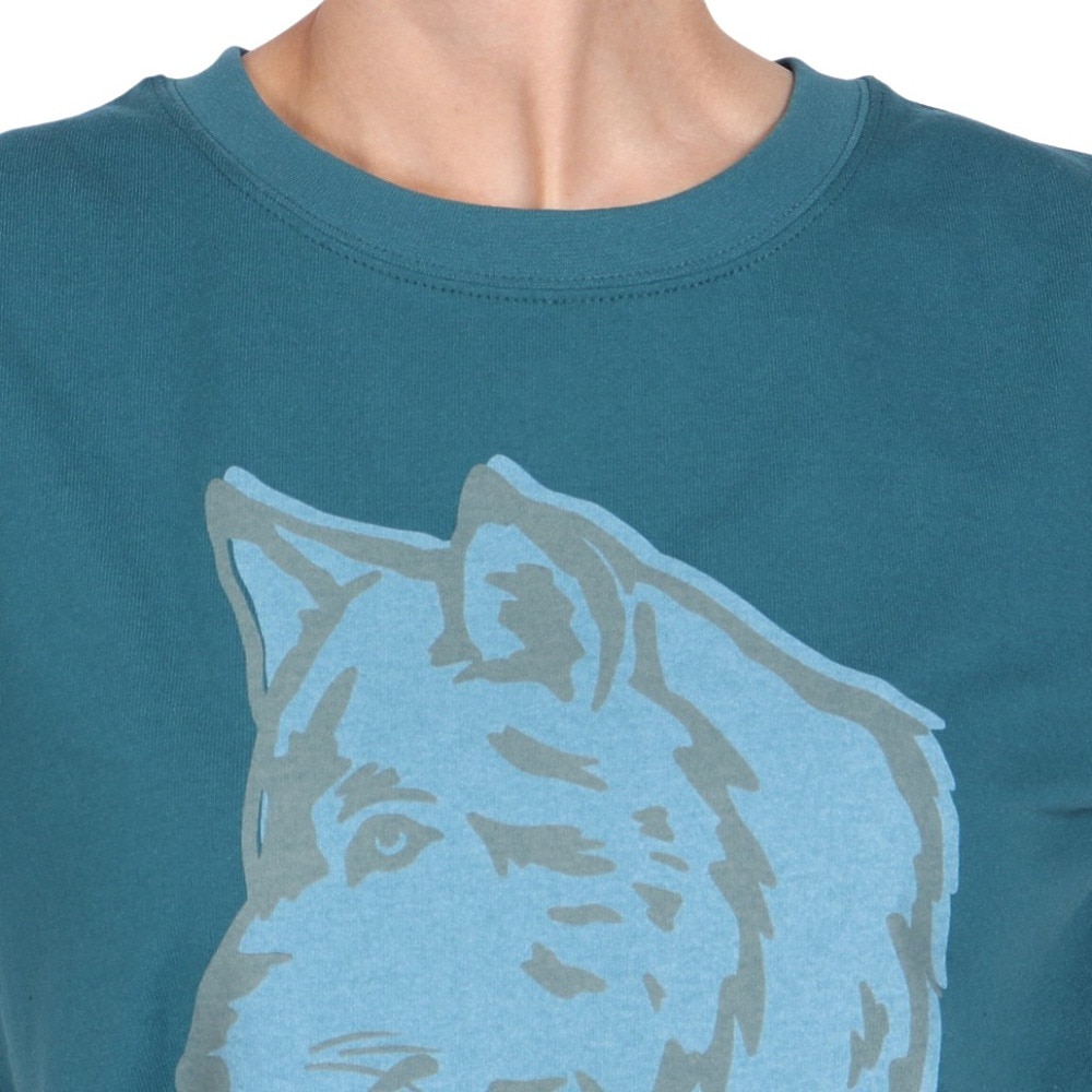 ジャックウルフスキン（JackWolfskin）（レディース）ウルフフェイス Tシャツ 5033821-4299