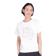 ジャックウルフスキン（JackWolfskin）（レディース）ウルフフェイス Tシャツ 5033821-5055