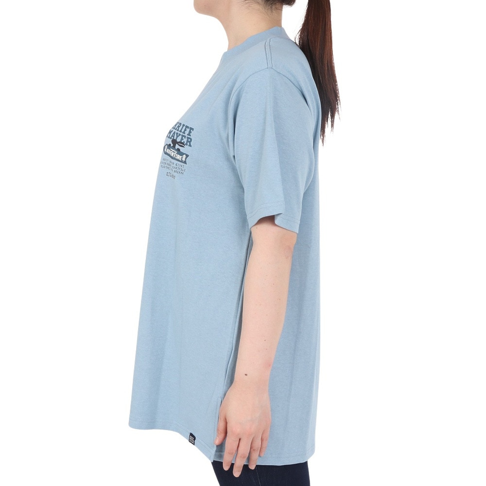 クリフメイヤー（KRIFF MAYER）（レディース）接触冷感 吸水速乾 ウェットプロテクト半袖Tシャツ 道標 2357812L:70:SAX サックス