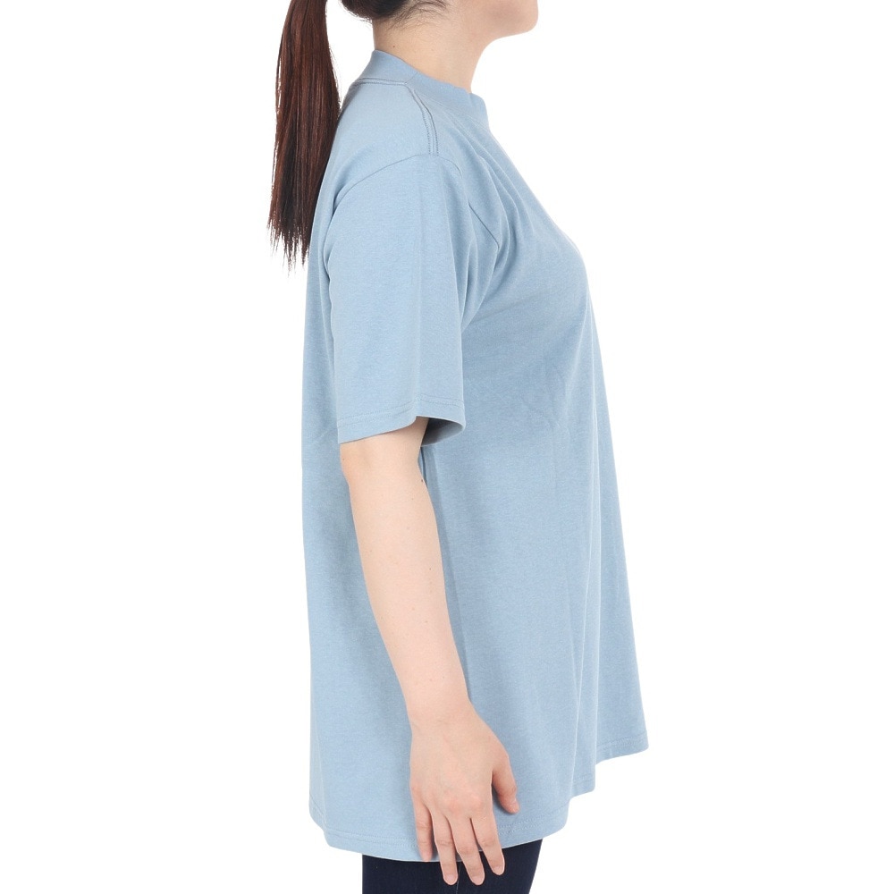 クリフメイヤー（KRIFF MAYER）（レディース）接触冷感 吸水速乾 ウェットプロテクト半袖Tシャツ 道標 2357812L:70:SAX サックス