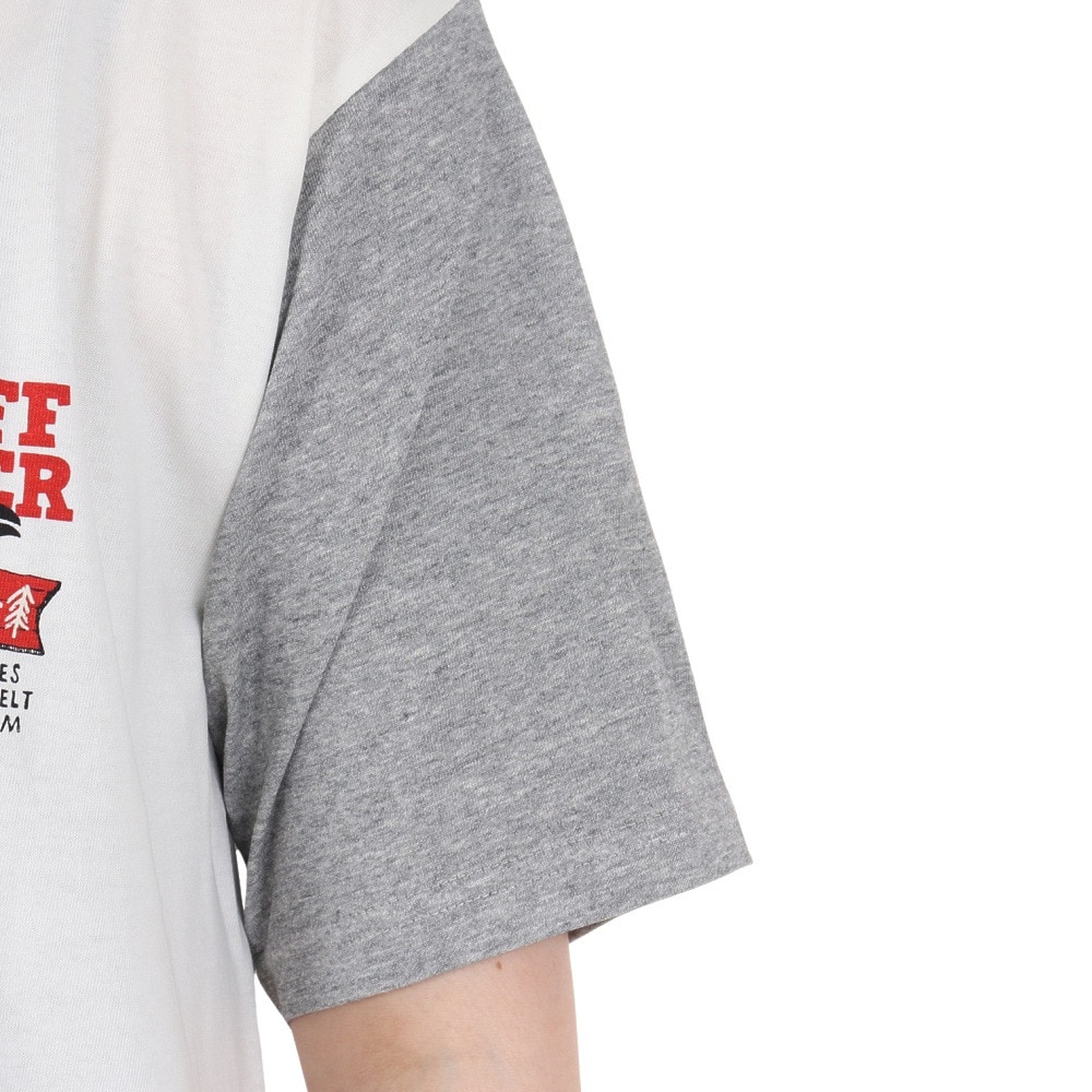 クリフメイヤー（KRIFF MAYER）（レディース）接触冷感 吸水速乾 ウェットプロテクト半袖Tシャツ 道標 2357812L:90:MULTI-COL ホワイト×オレンジ