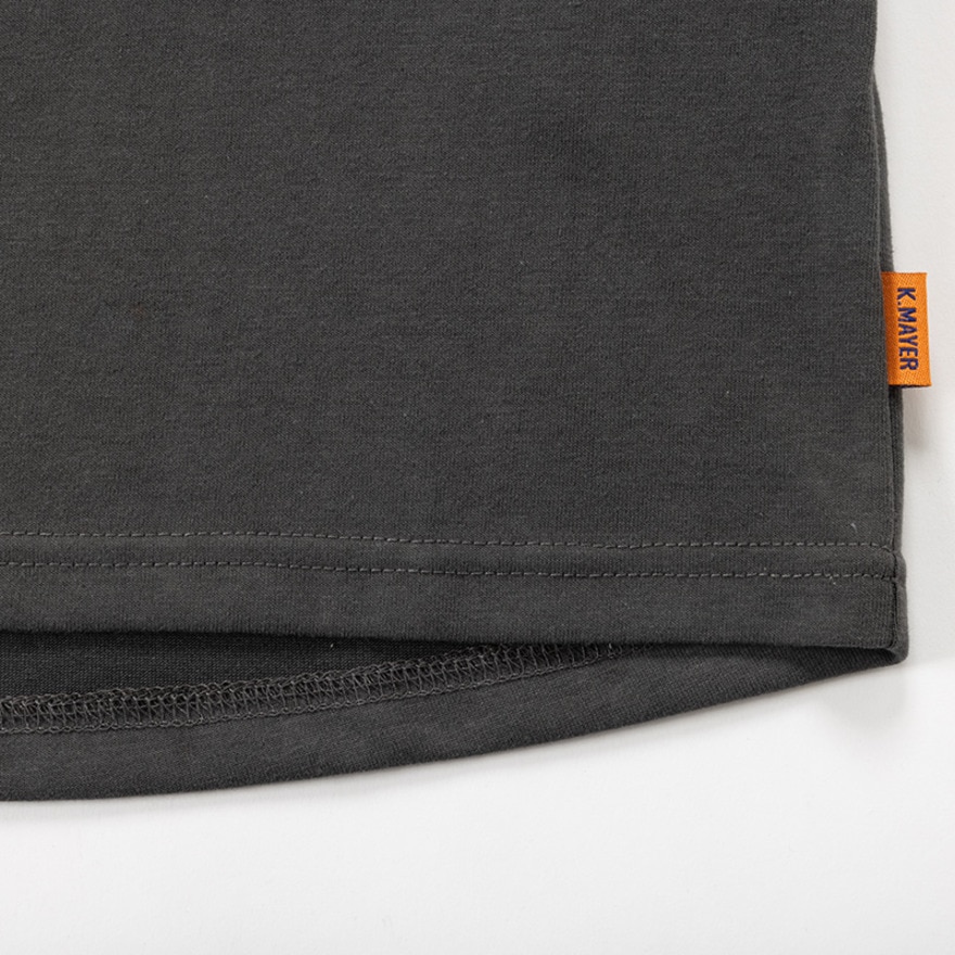 クリフメイヤー（KRIFF MAYER）（レディース）スヌーピー半袖ゆるTシャツ チャーリー 2357819L:17:CHARCOAL