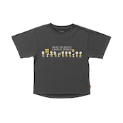 (レディース)スヌーピー半袖ゆるTシャツ チャーリー 2357819L:17:CHARCOAL