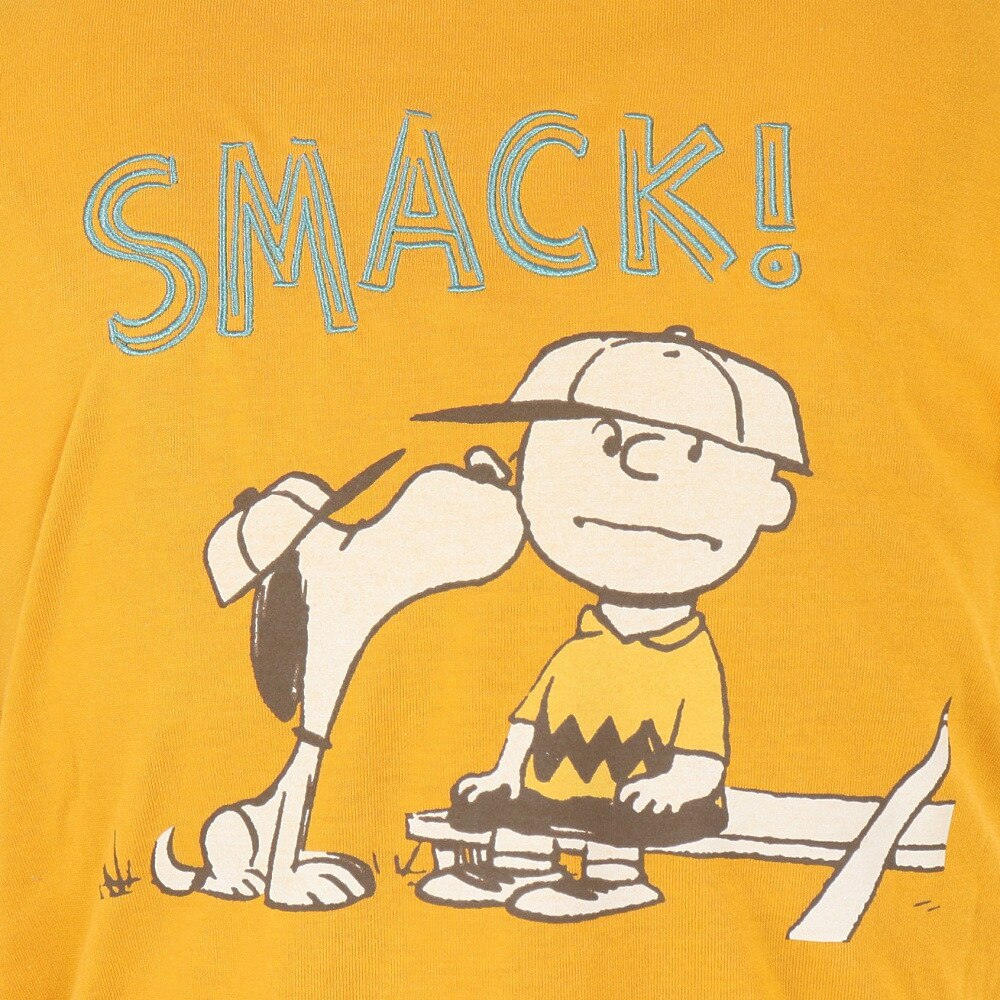 クリフメイヤー（KRIFF MAYER）（レディース）スヌーピー半袖ゆるTシャツ チャーリー 2357819L:55:YELLOW