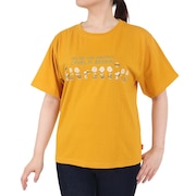 (レディース)スヌーピー半袖ゆるTシャツ チャーリー 2357819L:55:YELLOW