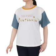 (レディース)スヌーピー半袖ゆるTシャツ チャーリー 2357819L:90:MULTI-COL