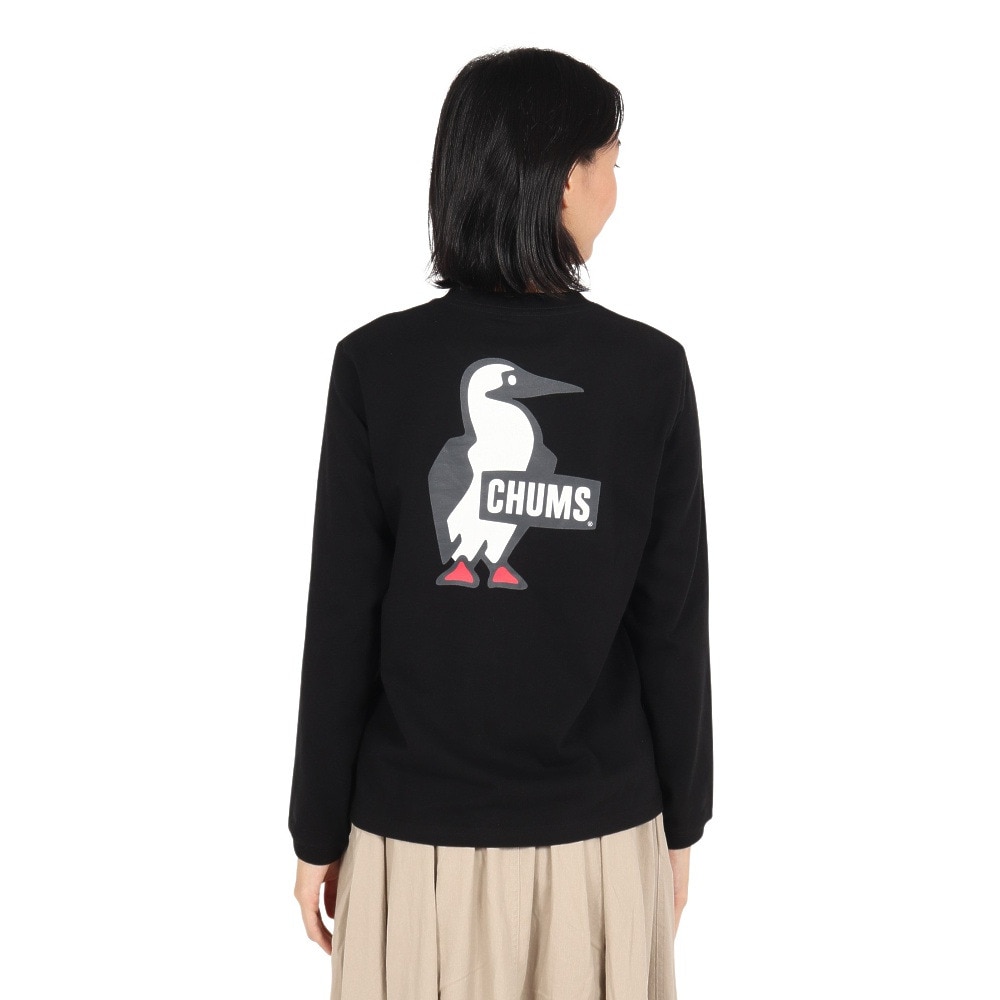 チャムス（CHUMS）（レディース）ブービーロゴ ロングスリーブTシャツ CH11-2304-K001