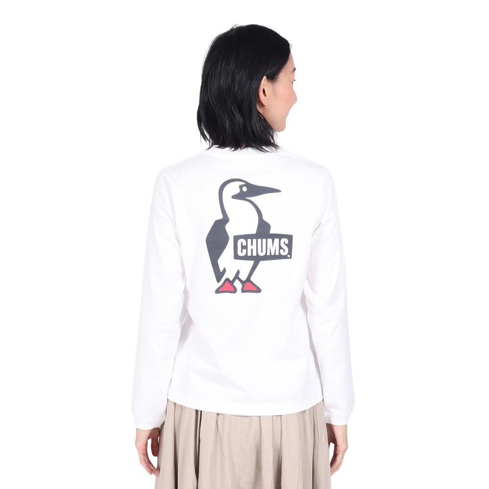 チャムス（CHUMS）（レディース）ブービーロゴ ロングスリーブTシャツ CH11-2304-W001