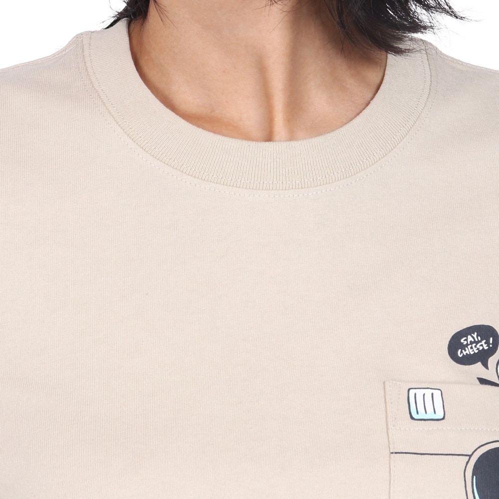 チャムス（CHUMS）（レディース）インスタントカメラポケットブラッシュドロングスリーブTシャツ CH11-2451-G057